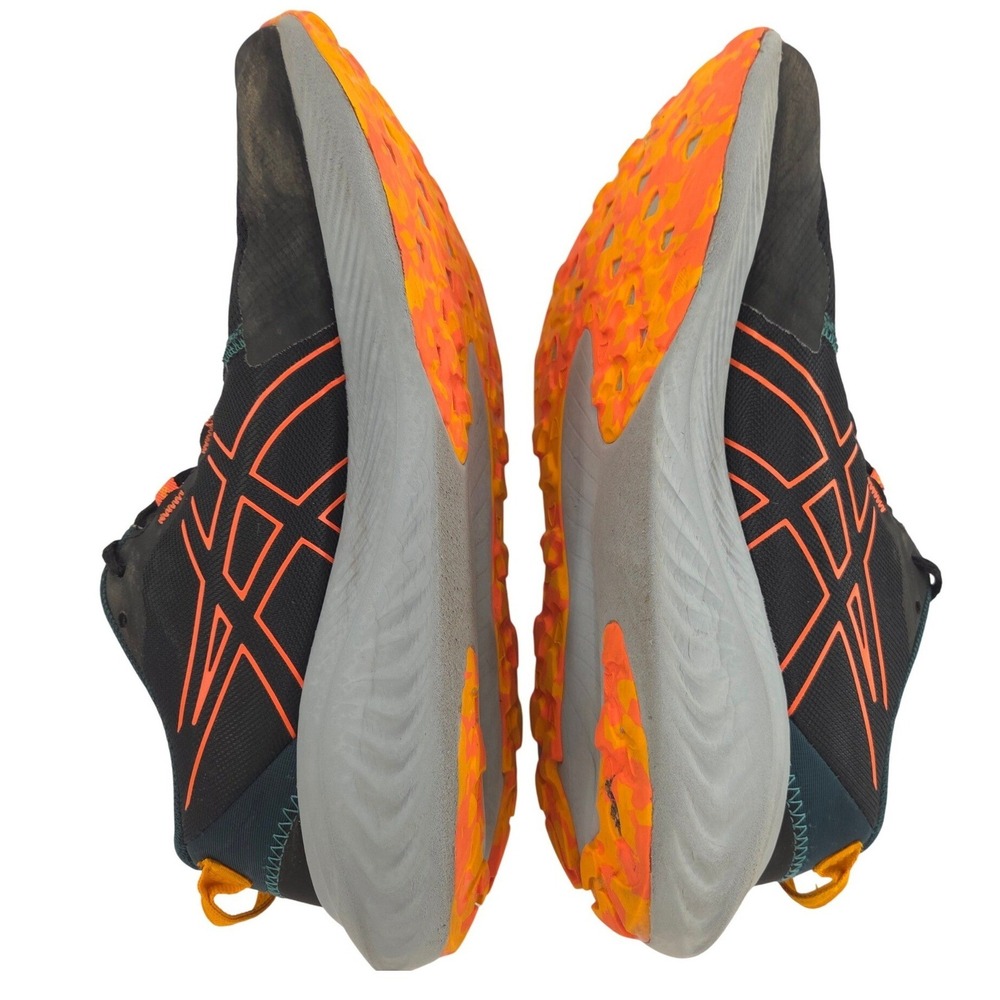 ASICS Gel Excite Trail 2 Sneakers Mens 8 Black Orange Running Shoes 1011B594 - Picture 5 of 11